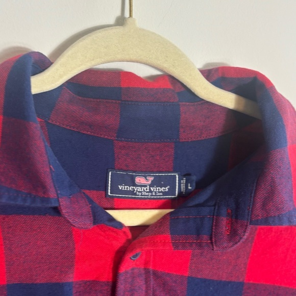 Vineyard Vines Men’s Lined Flannel Shirt Jacket Buffalo Plaid Size Large - Picture 6 of 7